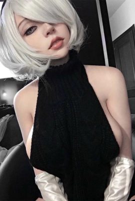 Shinukii-成人限定版的爆乳2B (9 Photos)