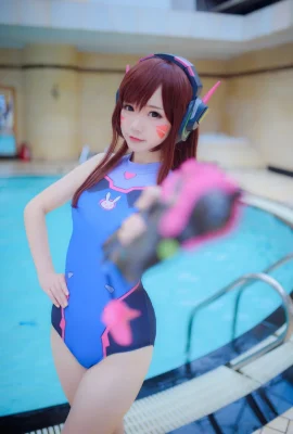 鬥陣特攻D.Va 水著同人cn：雪晴Astra- (11 圖片)