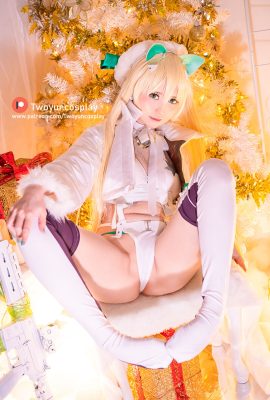 Twoyun cosplay NIKKE 聖誕盧比