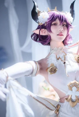 阿包也是兔娘Cosplay 碧藍幻想古蕾婭龍娘