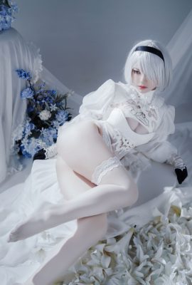 Hanhanko – Automata YoRHa Type B 白色洋裝