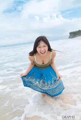 (小倉奈々) 身材太逆天 ！渾圓乳球快掉出 (25 照片)